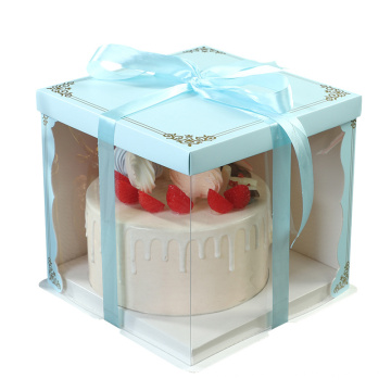 Customized Paper Cake Box Cake Packaging with PP Window